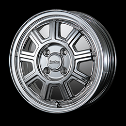 12x4.0J-4H SPA クローム銘板装着